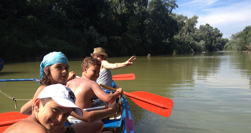 gita in canoa sul fiume Ombrone