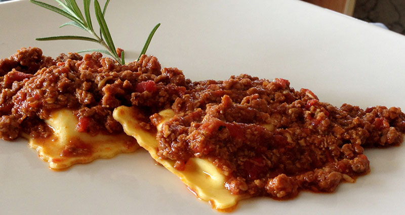 tortelli maremmani al ragù di cinghiale